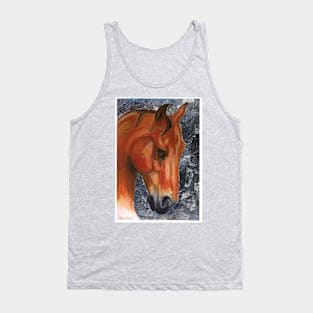 Red Horse (silver version) Tank Top